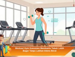 Workout Gym Konsisten Membantu Tubuh Lebih Bugar Tanpa Latihan Intens Berat
