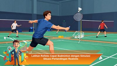 Latihan Refleks Cepat Badminton dengan Simulasi Situasi Pertandingan Realistis