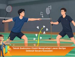 Teknik Badminton Efektif Menghadapi Lawan Bertipe Defensif Secara Konsisten