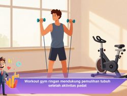 Workout Gym Ringan Mendukung Pemulihan Tubuh Setelah Aktivitas Padat