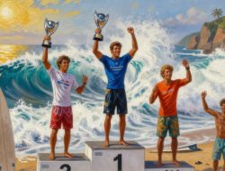 Prestasi Gemilang Atlet Surfing Indonesia di World Surf League G-Land